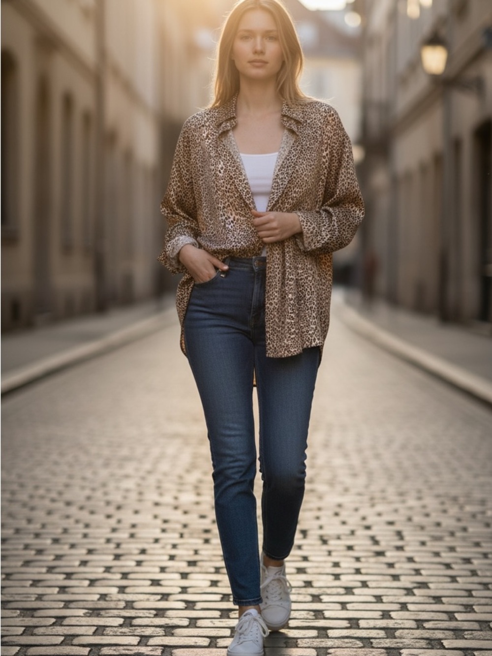 Sunny Leigh Leopard Blouse